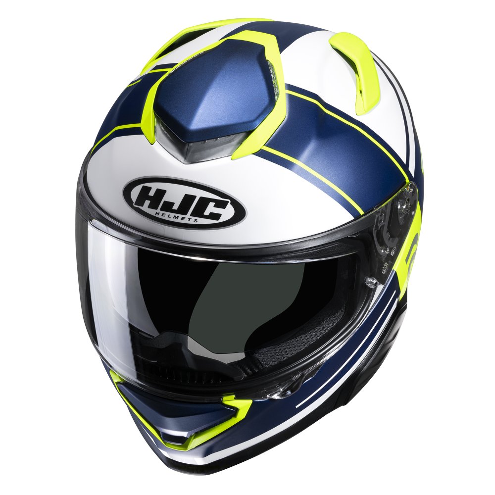 HJC RPHA 71 Zecha MC3HSF Road Crash Full face Helmet Yellow top view