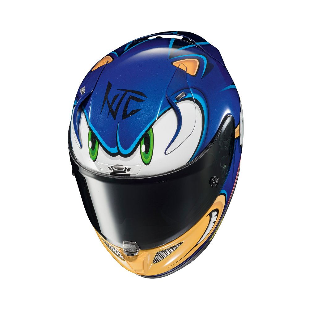 HJC RPHA 11 Sonic Sega Full Face Motorbike Helmet MC2