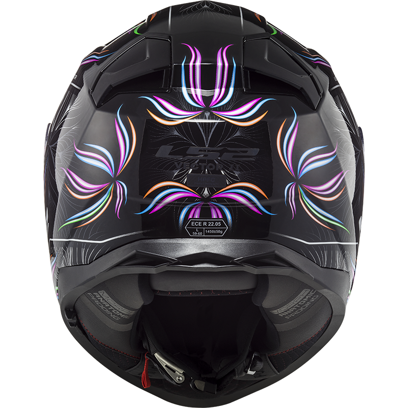 LS2 FF811 VECTOR TROPICAL FULL FACE HELMETS BLACK WHITE-06 