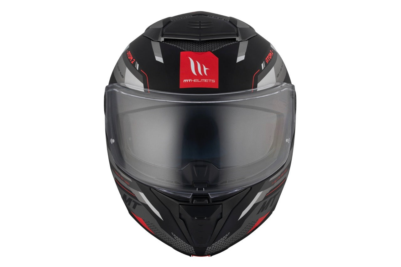 MT Atom 2 Sv Bast D5 mate on Carretera Casco modular motocicleta - CASCO