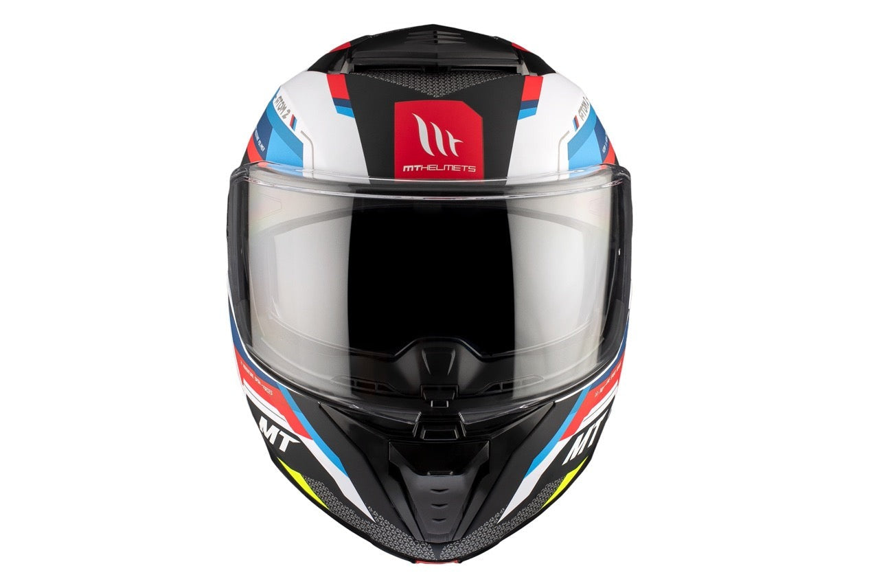 MT Atom 2 Sv Bast A0 Gloss Pearl Flip Up Motorcycle Helmet