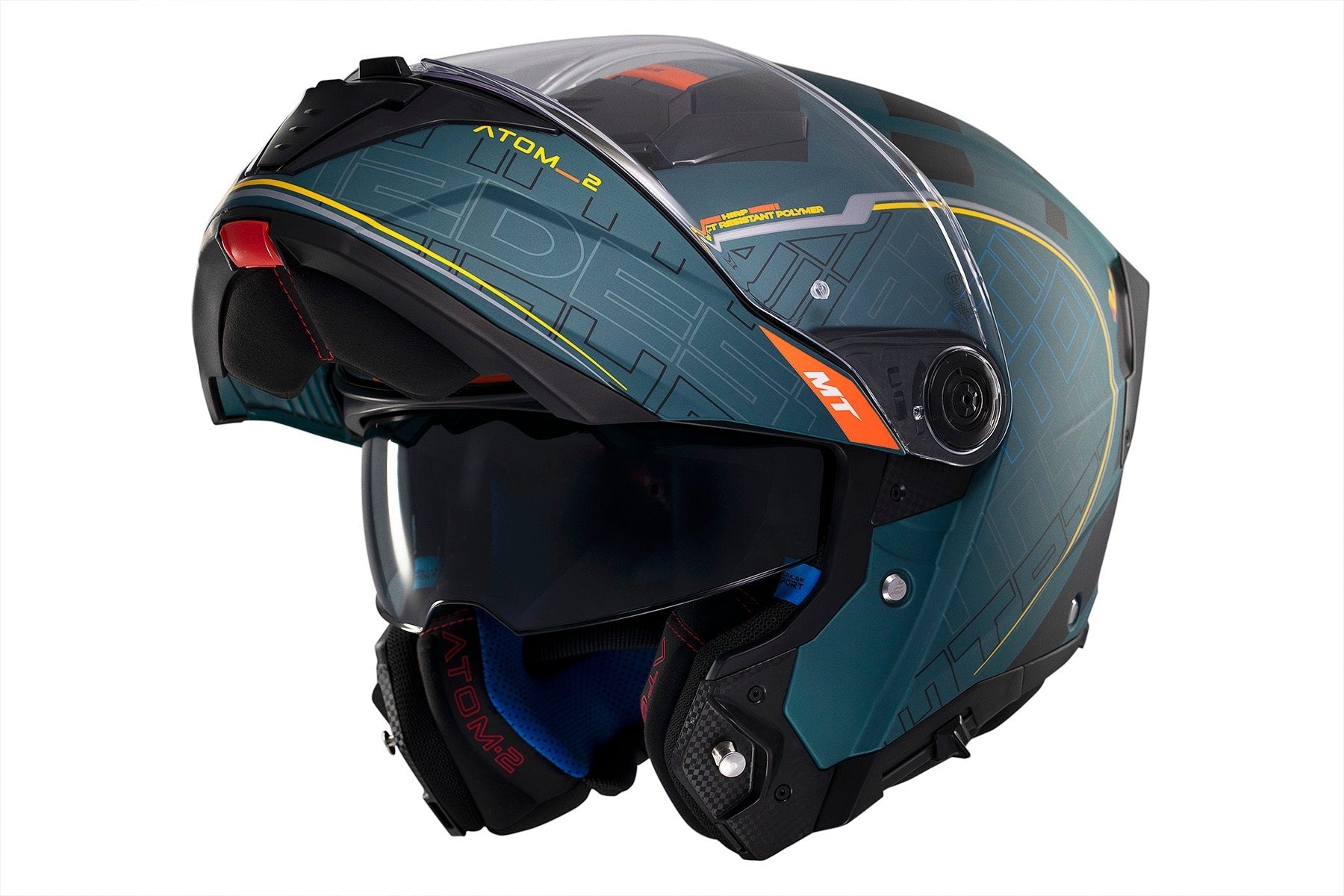 MT Atom 2 Sv Destiny C6 matte Modular sport motorbike helmet 