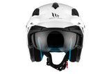  MT District Sv Solid A0 in Gloss White Off-Road Motorcycle Helmet