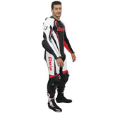  BELA-Maverick 1 PC Suit White/Black/Red - SECURTEX MOTOR SL (t/a MaximoMoto)