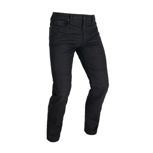 Oxford-OA AAA Slim Men's Motorcycle Jeans Black R L32 images