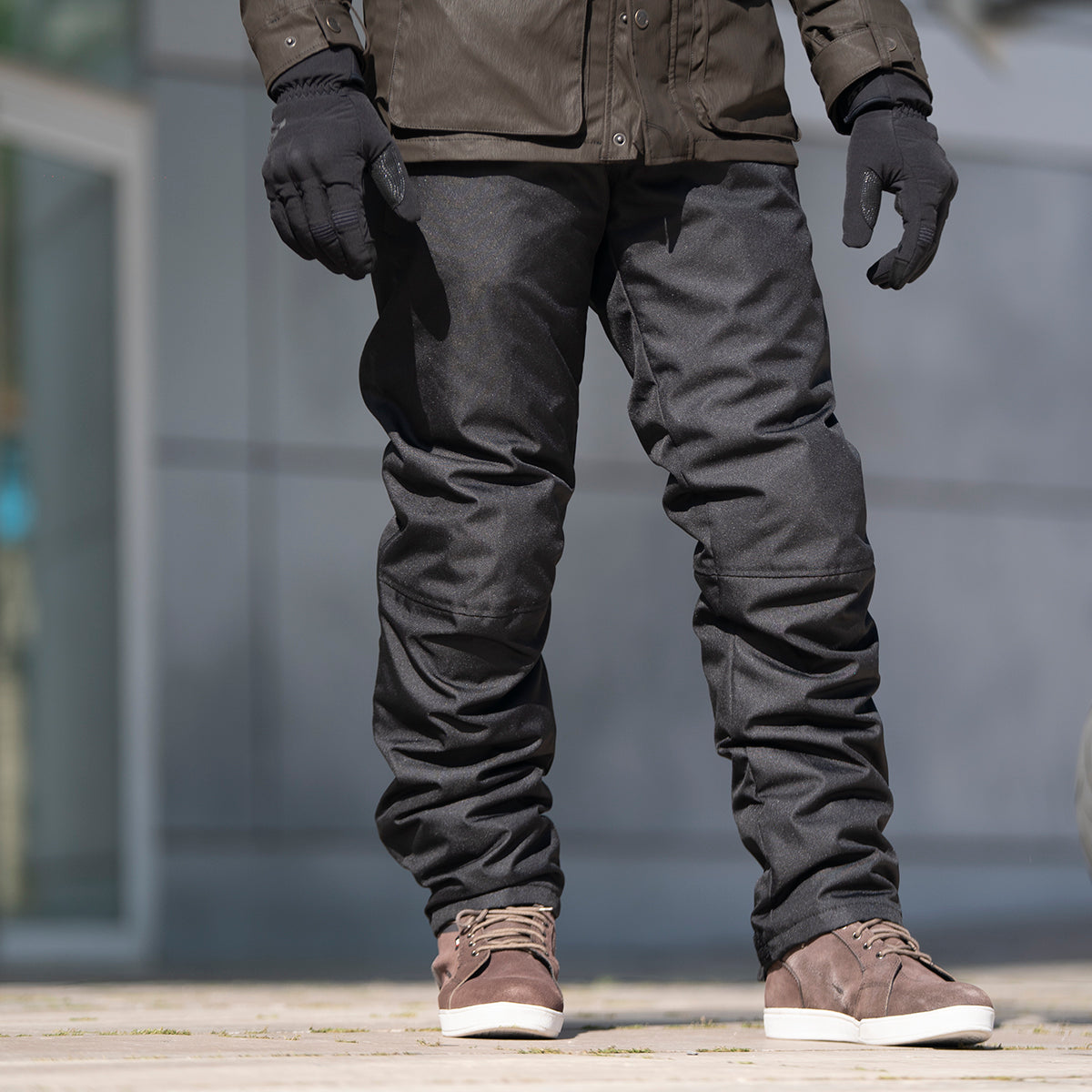 LS2 COMMUTER MAN MOTORBIKE WATERPROOF PANT BLACK