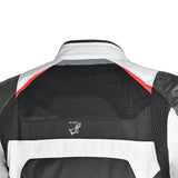 BELA Onsaker Motorcycle Textile Jacket - White Black Red - DELIVERY WITHIN 8 WEEKS 