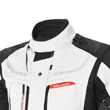 Bela Transformer Motorcycle Touring Water-Resistant Jacket Ice Black Blue 