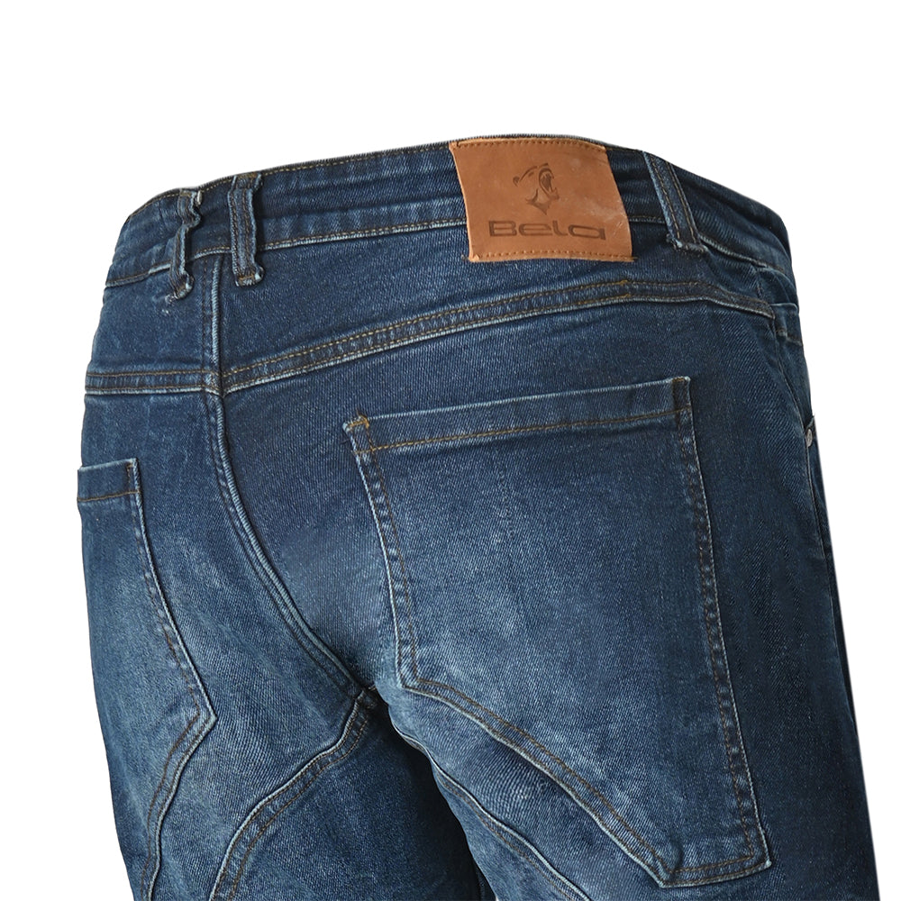 BELA Rocker - Denim Jeans - Dark Blue back close up