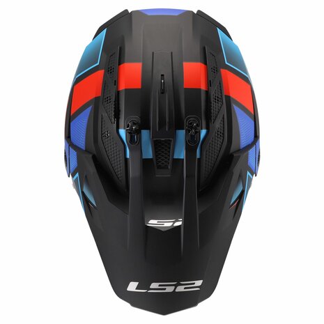 LS2 MX702 PIONEER II BLOCK OFF ROAD MOTORCYCLE ADVENTURE HELMET
