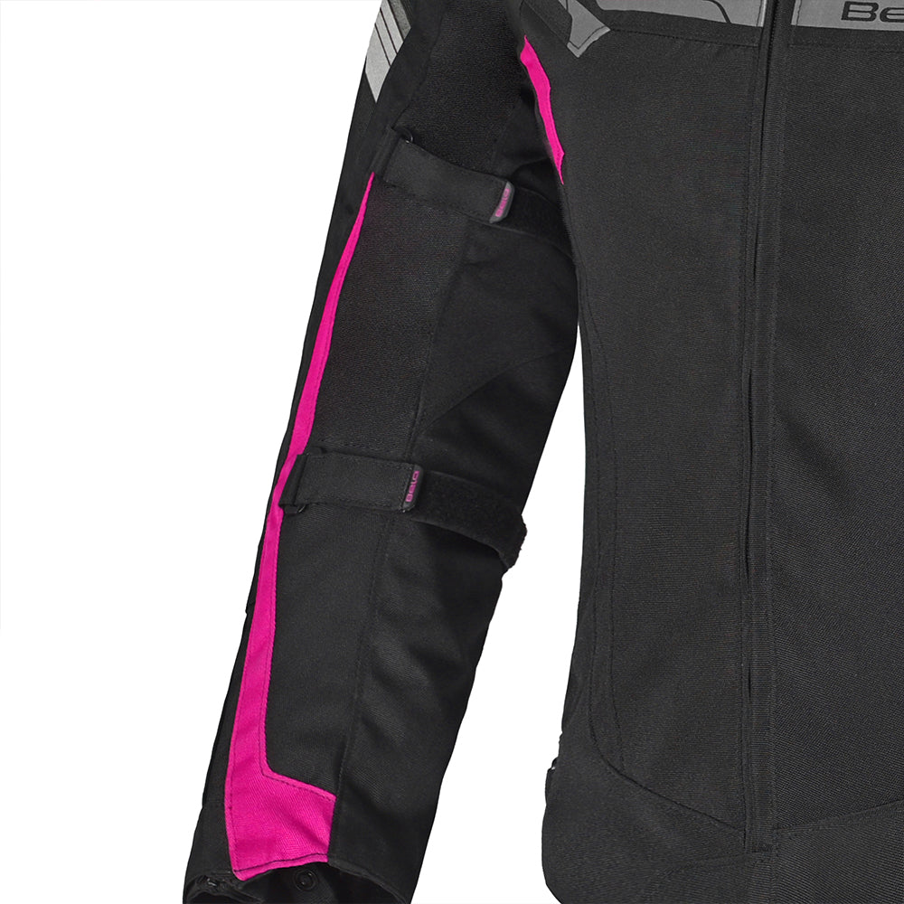 Bela Highland Lady Motorcycle Jacket Black/Pink