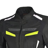 BELA Sprinter Lady Textile Motorbike Jacket Black/Yellow/Fluro