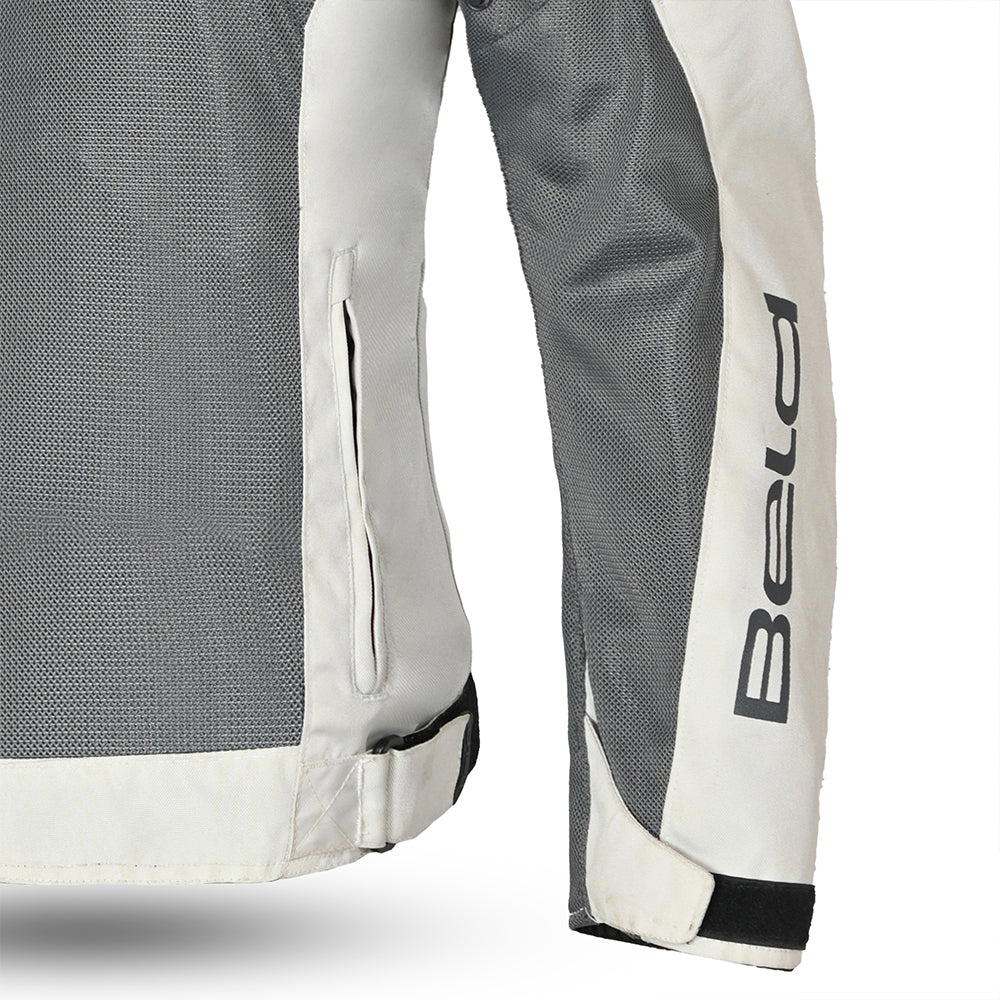 BELA Mesh Pro Lady Motorcycle Touring Jacket Gray Ice