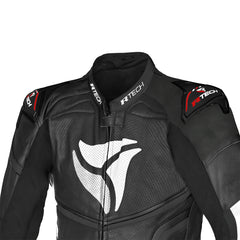 R Tech Hawk 1PC Motorcycle Racing Suit Black - MaximomotoUK