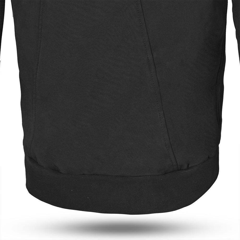 BELA Breeze Softshell Motorcycle Touring Hoodie Black Blue