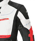 Bela Transformer Motorcycle Touring Water-Resistant Jacket White Black Red 