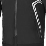 BELA Breeze Softshell Motorbike Riding Hoodie Black Gray 