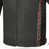 R-Tech Knight Rider Short - Motorcycle Racing Jacket - Black Dark Grey Red 