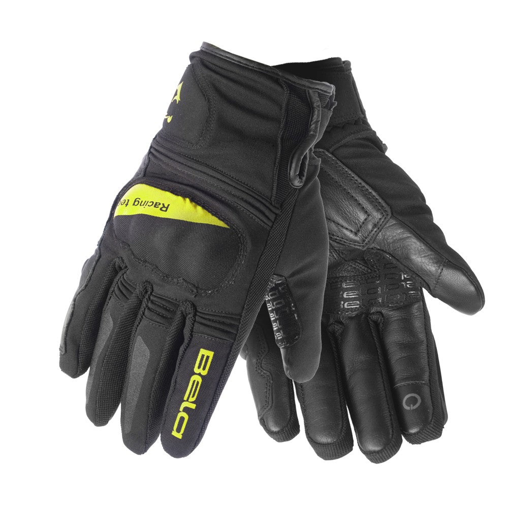 BELA - Boom Winter WP Textile Glove Black/Fluor Yellow - SECURTEX MOTOR SL (t/a MaximoMoto)