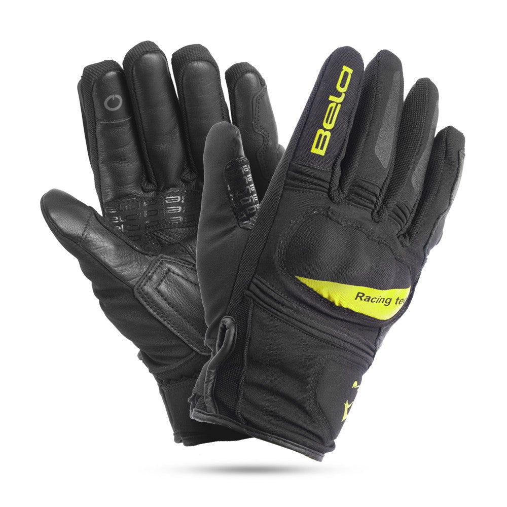 BELA - Boom Winter WP Textile Glove Black/Fluor Yellow - SECURTEX MOTOR SL (t/a MaximoMoto)
