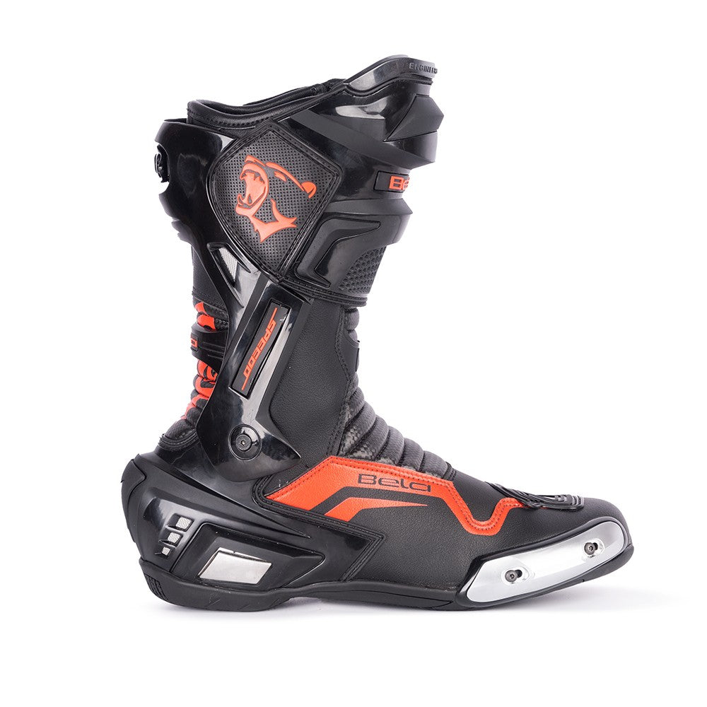  BELA - Speedo 3.0 Leather Boots Black/Red - SECURTEX MOTOR SL (t/a MaximoMoto)
