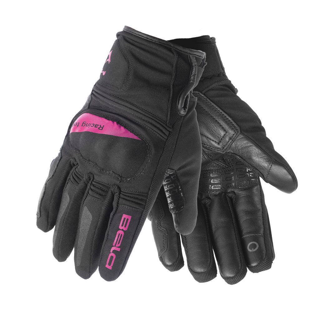 BELA - Boom Winter WP.Lady Textile Glove Black/Pink - SECURTEX MOTOR SL (t/a MaximoMoto)