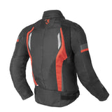  BELA - Black/Red Clutch Textile Jacket - SECURTEX MOTOR SL (t/a MaximoMoto)