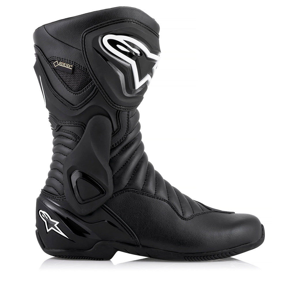 Alpinestars SMX 6 v2 Gore-Tex Motorcycle Boot Black - MaximomotoUK