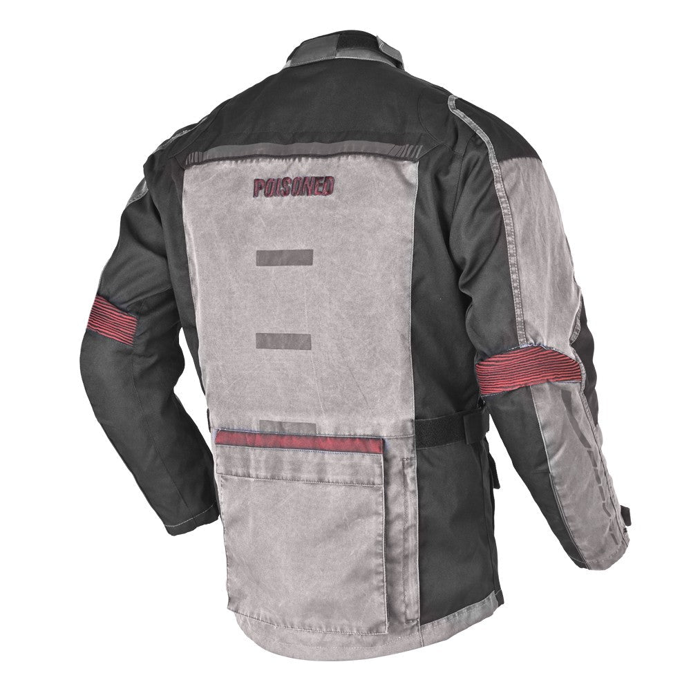  Poisoned - Vintage Gray Scout Textile JACKET - SECURTEX MOTOR SL (t/a MaximoMoto)