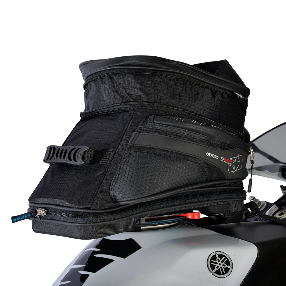 Oxford Q20R Quick Release Tank Bag Motorcycle Luggage - MaximomotoUK