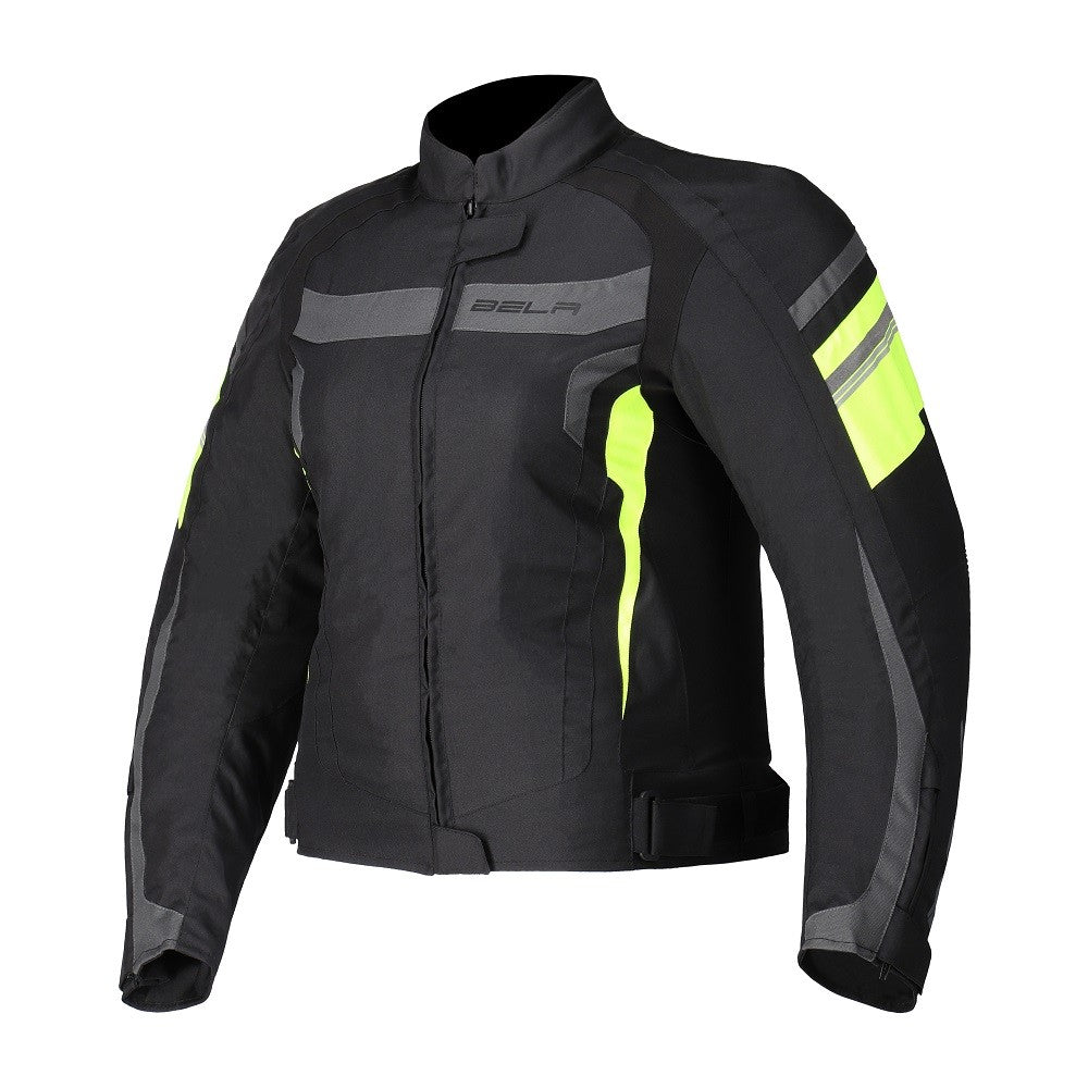  BELA - Rebel RiderLady Textile Jacket Black/Fluor Yellow - SECURTEX MOTOR SL (t/a MaximoMoto)