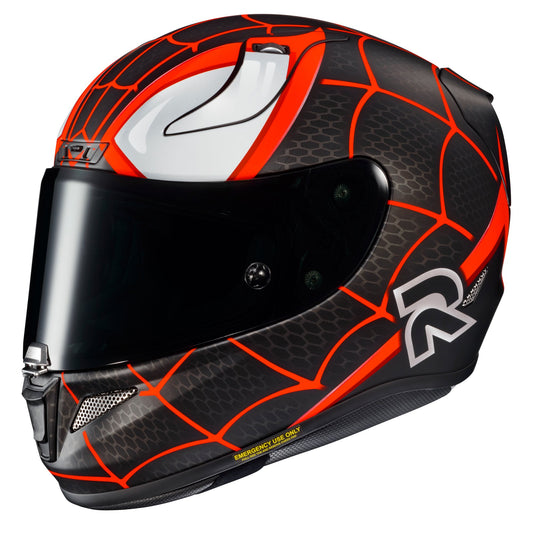 HJC RPHA 11 Full Face Motorcycle Helmet Miles Morales Marvel MC1SF 