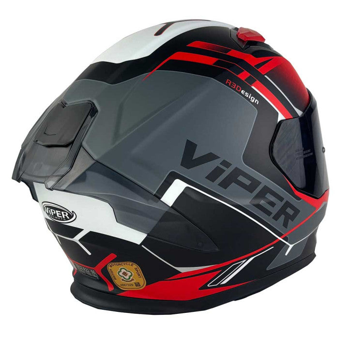 Viper RSV255 DV Premium Motorcycle Full Face Helmet