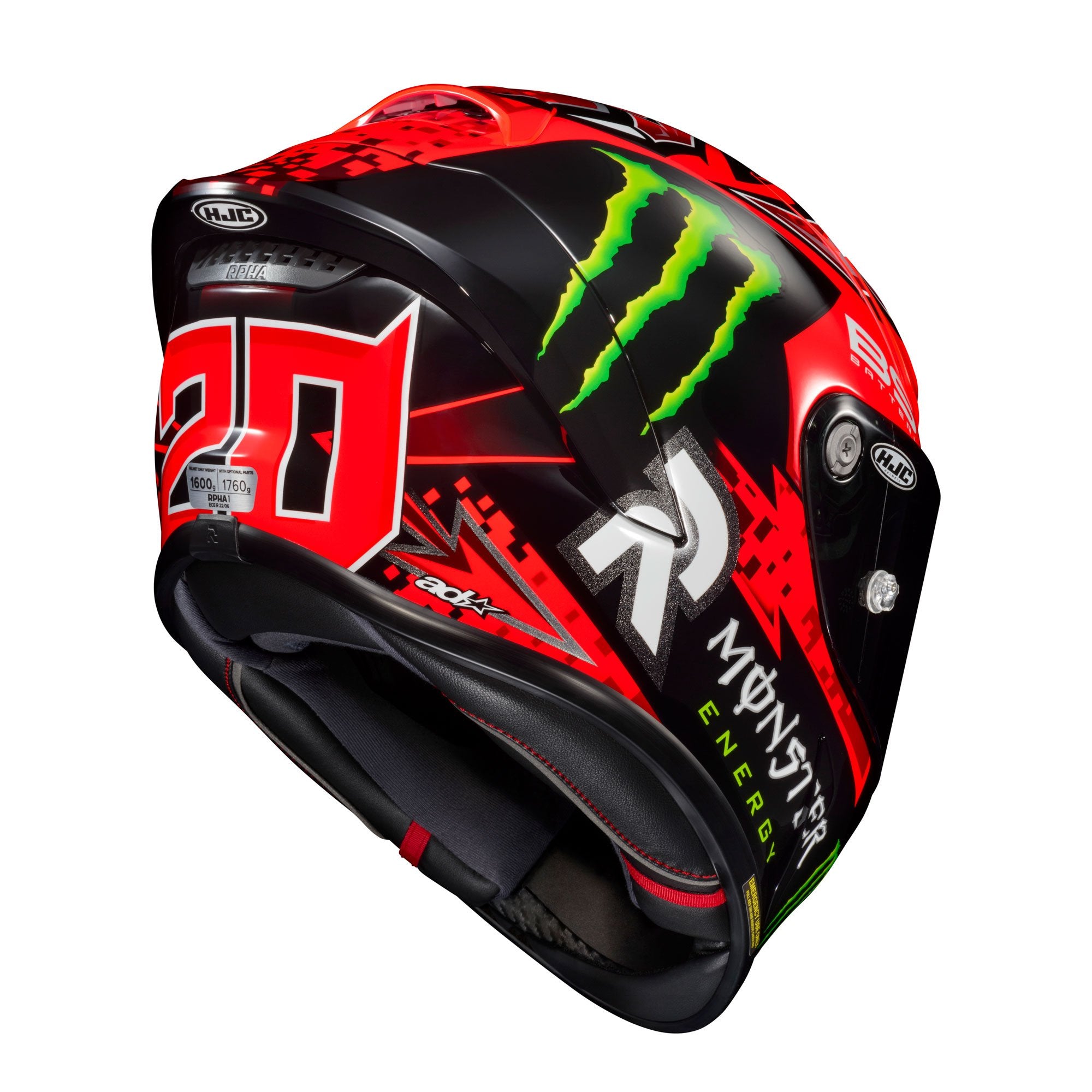 HJC RPHA 1 Fabio Quartararo Precision Racing Helmet 