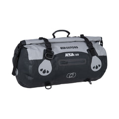 Oxford Aqua T 50 Roll Bag Grey Black - MaximomotoUK