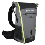 Oxford Aqua B 25 Hydro Backpack Black Grey Fluo - MaximomotoUK