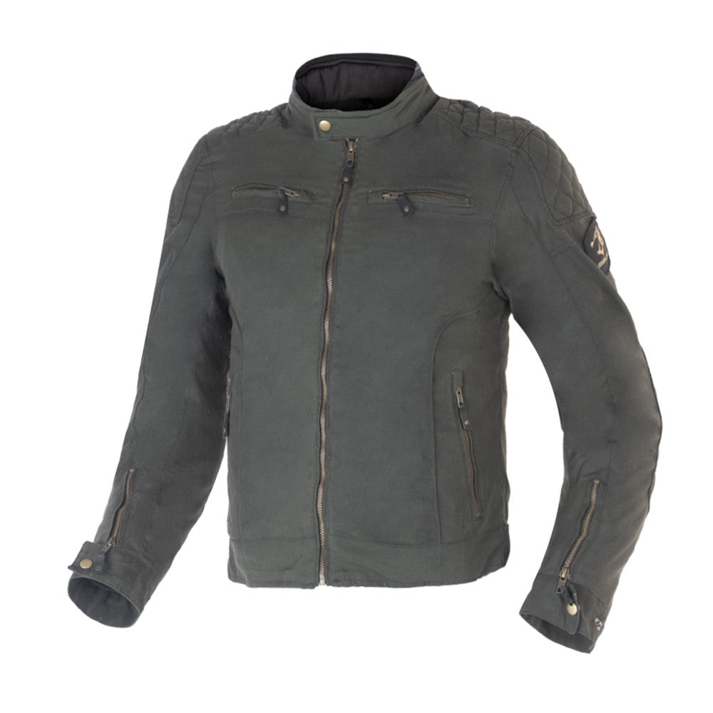  BELA - BELA FURY WAX GREEN TEXTILE JACKET - SECURTEX MOTOR SL (t/a MaximoMoto)