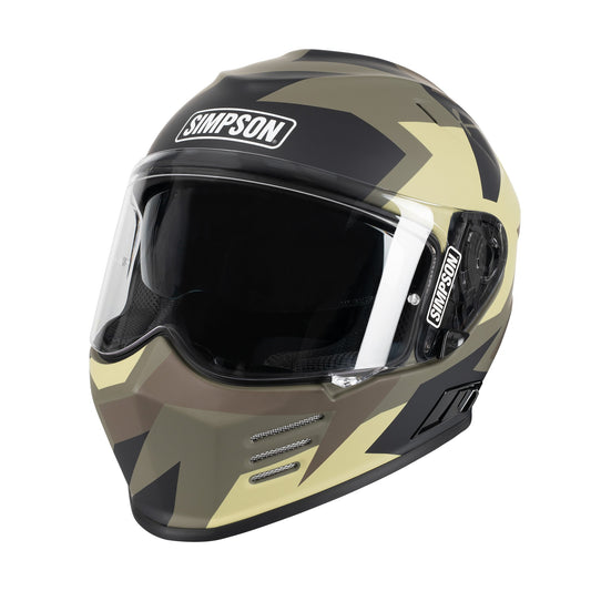 Simpson Venom Comanche Classic Motorcycle Full Face Helmet 