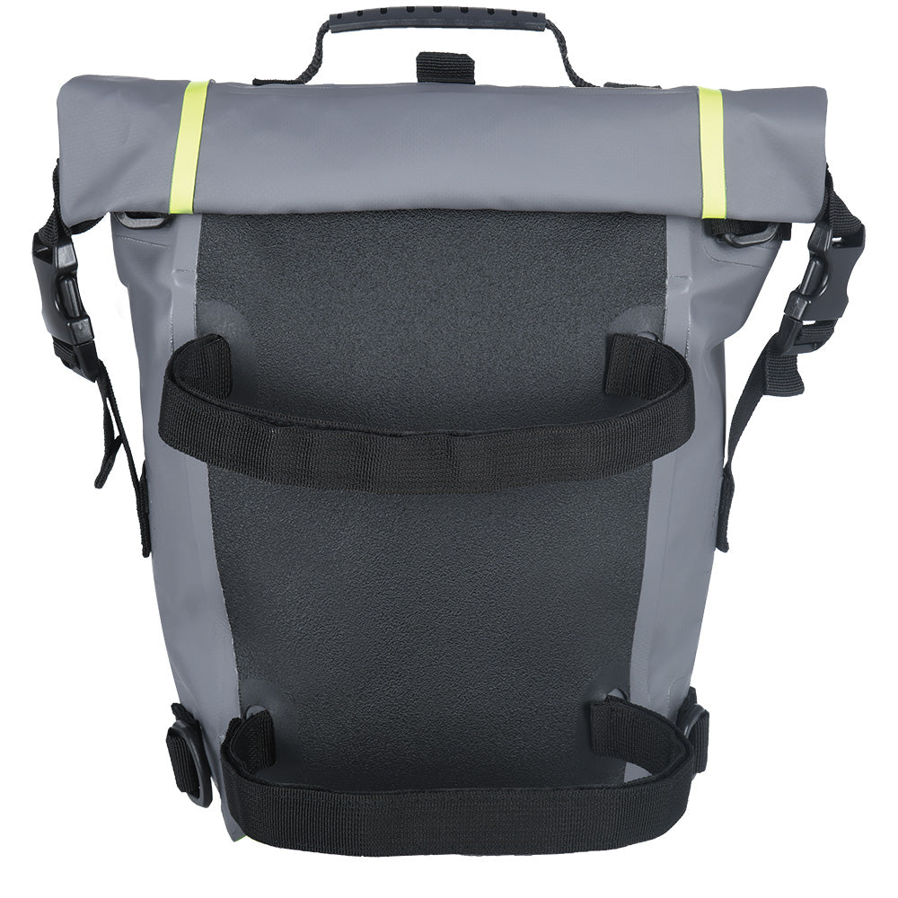 Oxford Aqua T8 Tail Bag Black Grey Fluo - MaximomotoUK