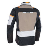 Stormland D2D MS Jacket Desert/Blk/Orange back - MaximomotoUK