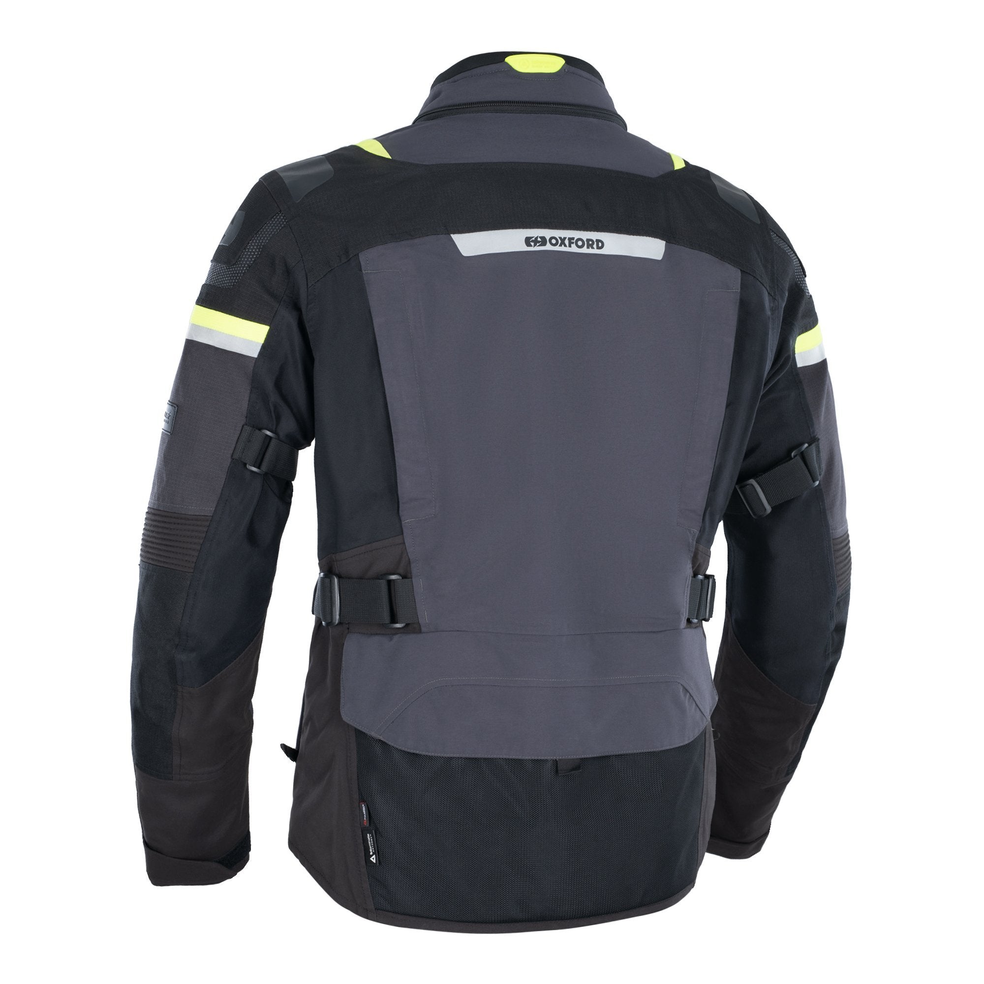 Oxford Stormland D2D Men's Motorcycle Jacket Gry Black Fluo 