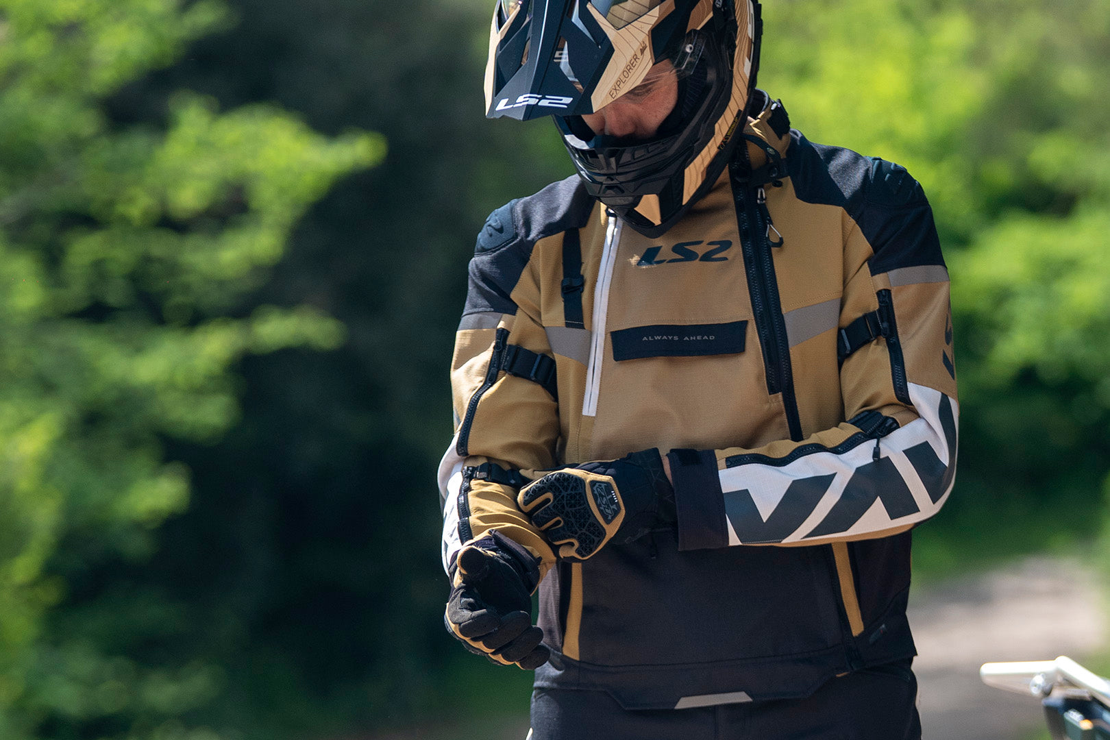 LS2 ALL TERRAIN II MAN MOTORCYCLE SUMMER GLOVES