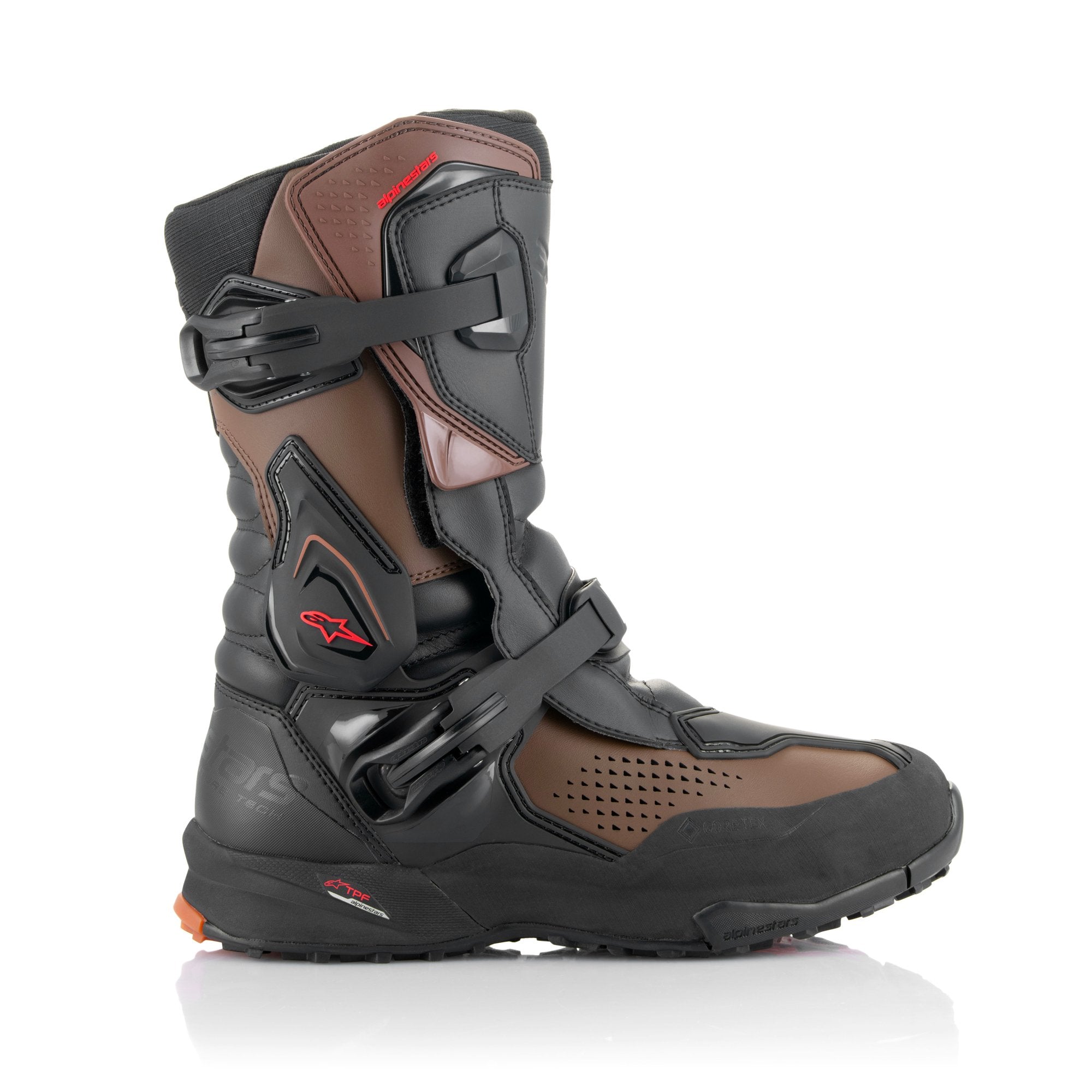 Alpinestars XT-8 Gore-Tex Adventure Motorcycle Touring Boots Black Brown images