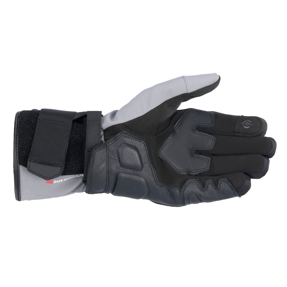 Alpinestars Tourer W-7 V2 DS Motorcycle Gloves Black Dark Grey - front view
