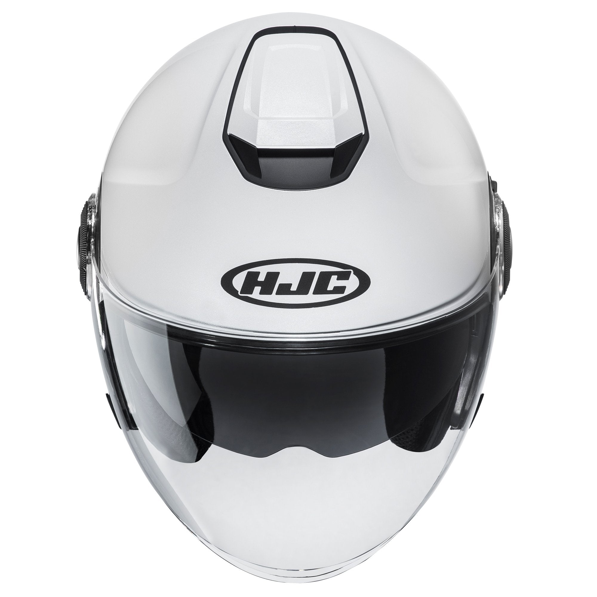 HJC I40N Pearl White Urban Jet Motorcycle Helmet - MaximomotoUK