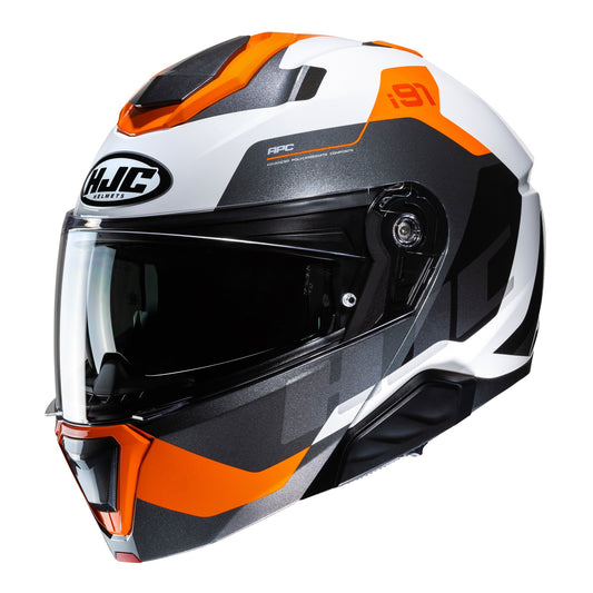HJC I91 Carst MC7 Orange Helmet, Picture