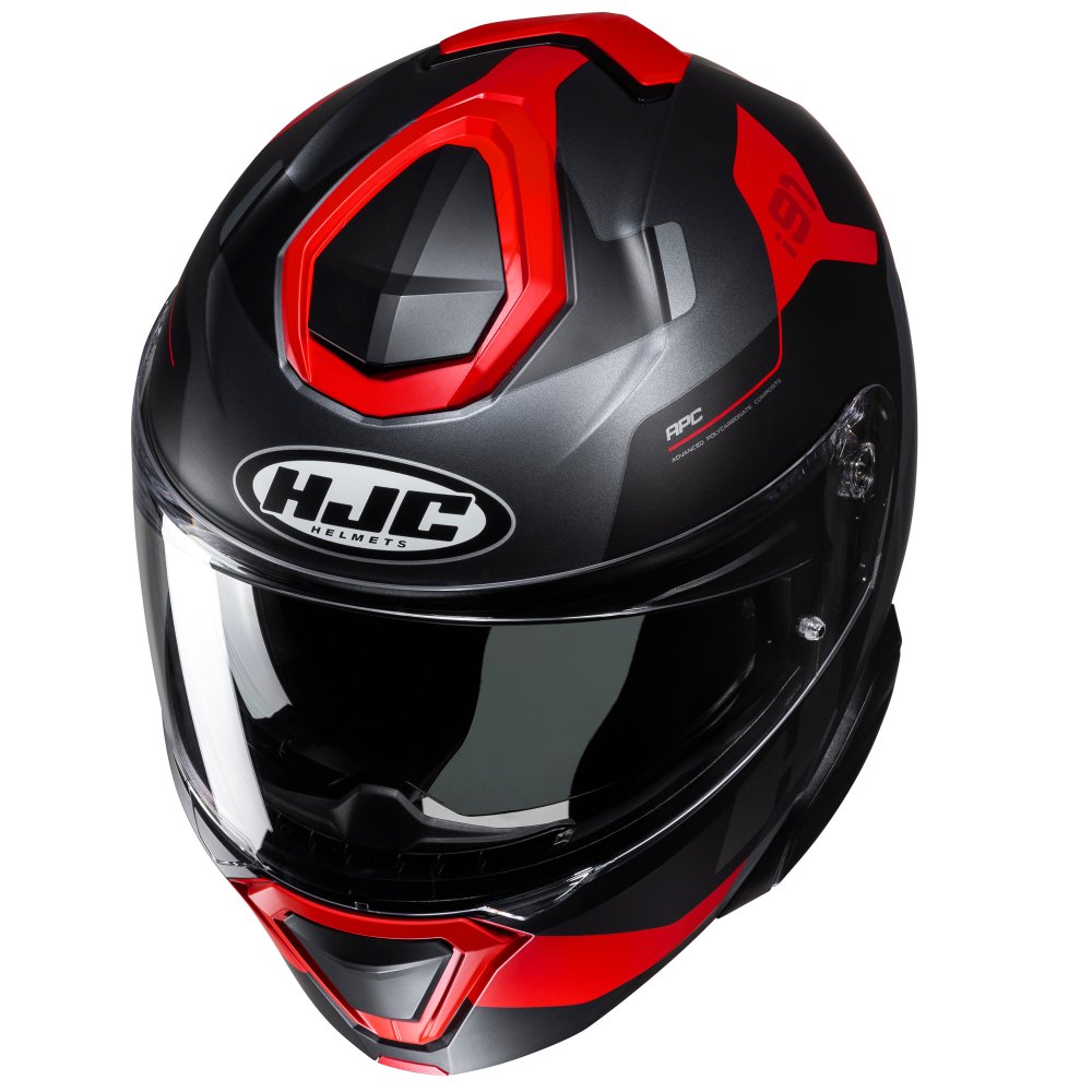 HJC I91 Carst MC1SF Red Modular Motorbike Helmet - MaximomotoUK