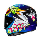 HJC RPHA 12 Spasso MC3H Motorcycle On Road Full Face Helmet back side - MaximomotoUK