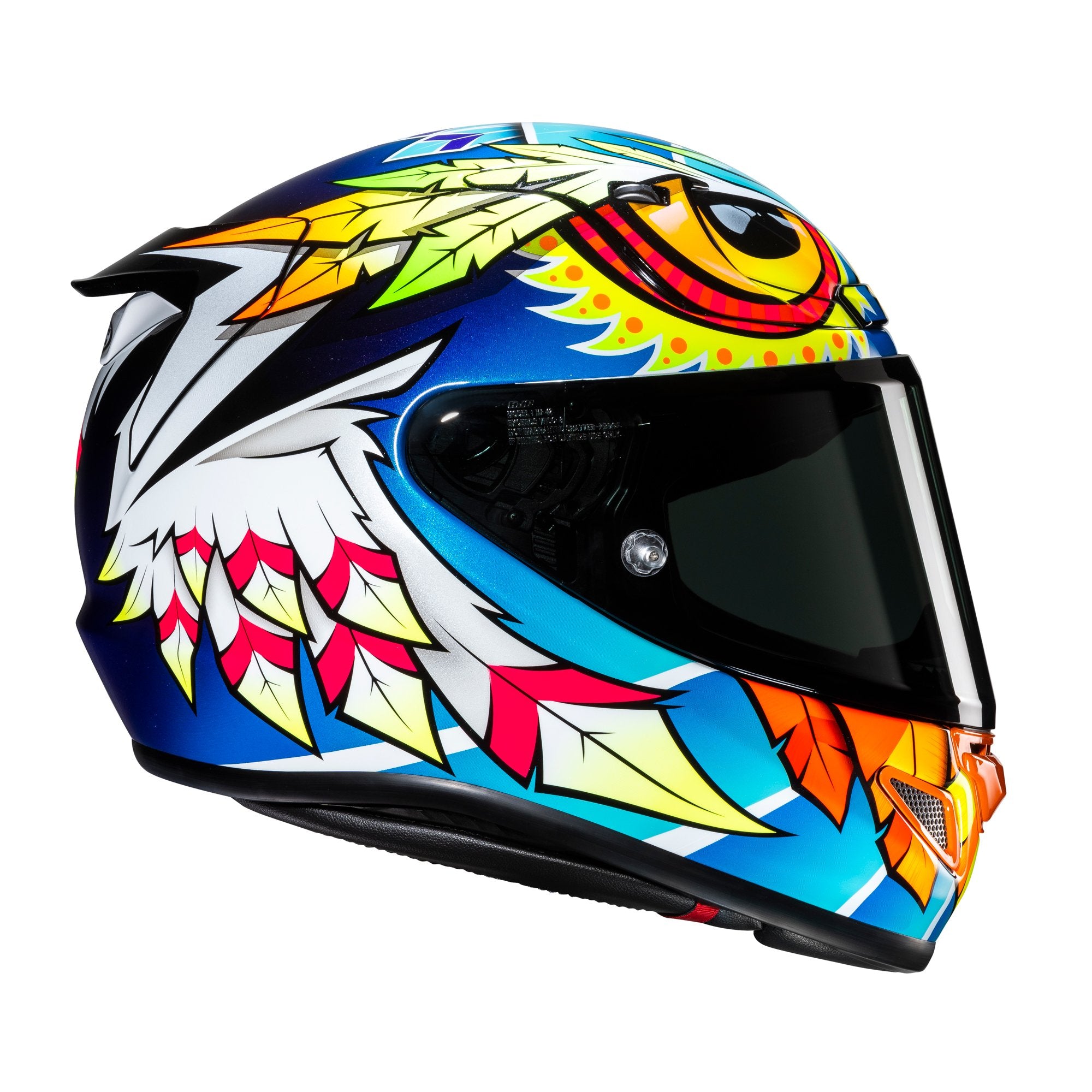 HJC RPHA 12 Spasso MC3H Motorcycle On Road Full Face Helmet right view - MaximomotoUK