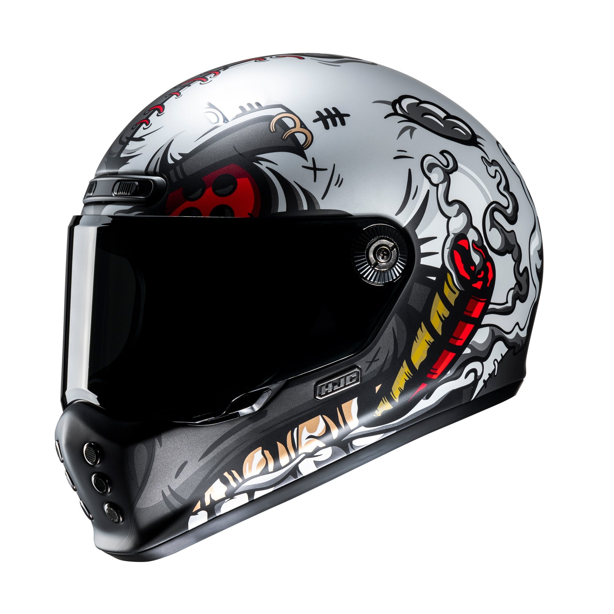 HJC V10 Vatt MC1SF Red Sports touring full face Helmet 